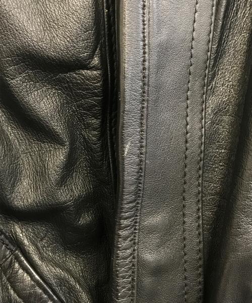 P・W・FORTE（P・W・FORTE）P・W・FORTE (P・W・FORTE) レザージャケット ブラック サイズ:Mの古着・服飾アイテム