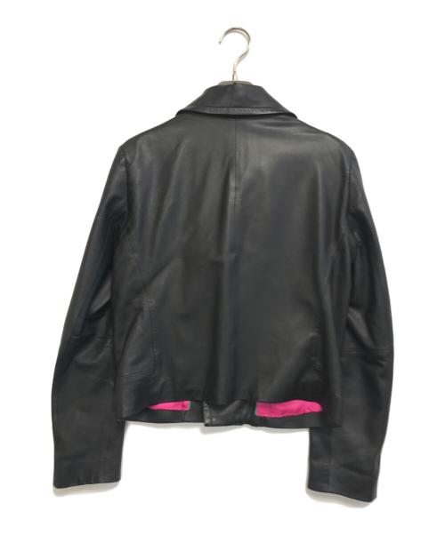 PAUL SMITH（ポールスミス）PAUL SMITH (ポールスミス) ダブルライダースジャケット ブラック サイズ:42の古着・服飾アイテム