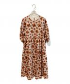 green label relaxing×CLOUDYグリーンレーベルリラクシング×クラウディー）の古着「ボリュームスリーブワンピース」｜グレー