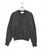 AMI Alexandre Mattiussiアミアレクサンドルマテュッシ）の古着「ロゴニットカーディガン」｜グレー