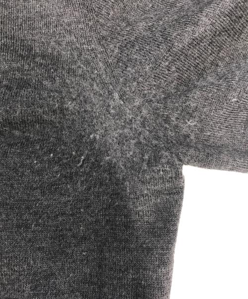 AMI Alexandre Mattiussi（アミアレクサンドルマテュッシ）AMI Alexandre Mattiussi (アミアレクサンドルマテュッシ) ロゴニットカーディガン グレー サイズ:Mの古着・服飾アイテム