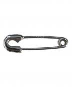 JAM HOME MADEジャムホームメイド）の古着「安全ピンダイヤモンドピアス」｜イエロー×ゴールド