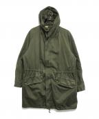 VINTAGE MILITARYヴィンテージ ミリタリー）の古着「FRENCH MILITARY M-64ライナー付きフィールドパーカー」｜オリーブ