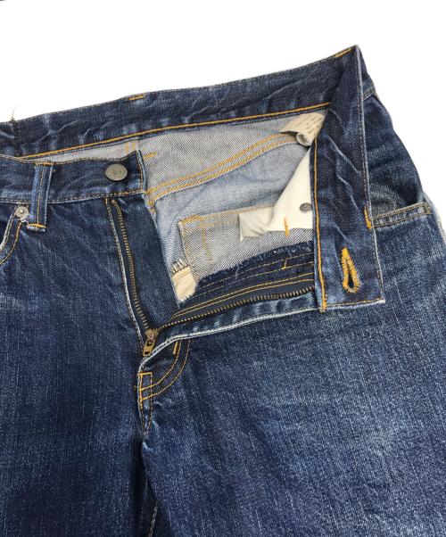 GENERAL RESEARCH（ジェネラルリサーチ）GENERAL RESEARCH (ジェネラルリサーチ) patchwork selvedge denim pants インディゴ サイズ:Mの古着・服飾アイテム