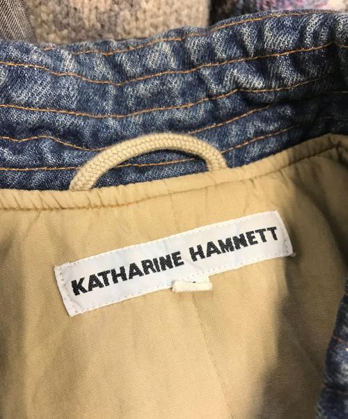 KATHARINE HAMNETT（キャサリンハムネット）KATHARINE HAMNETT (キャサリンハムネット) デニムカーゴボンバージャケット インディゴ サイズ:Mの古着・服飾アイテム