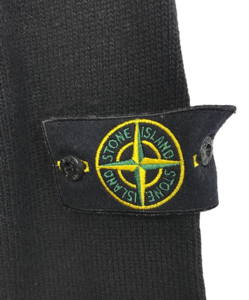 STONE ISLAND（ストーンアイランド）STONE ISLAND (ストーンアイランド) クルーネックニット ブラック サイズ:Ⅼの古着・服飾アイテム