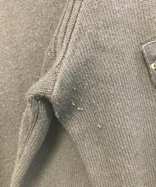 STONE ISLAND（ストーンアイランド）STONE ISLAND (ストーンアイランド) クルーネックニット ブラック サイズ:Ⅼの古着・服飾アイテム