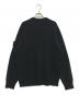 STONE ISLAND (ストーンアイランド) クルーネックニット ブラック サイズ:Ⅼ：18000円