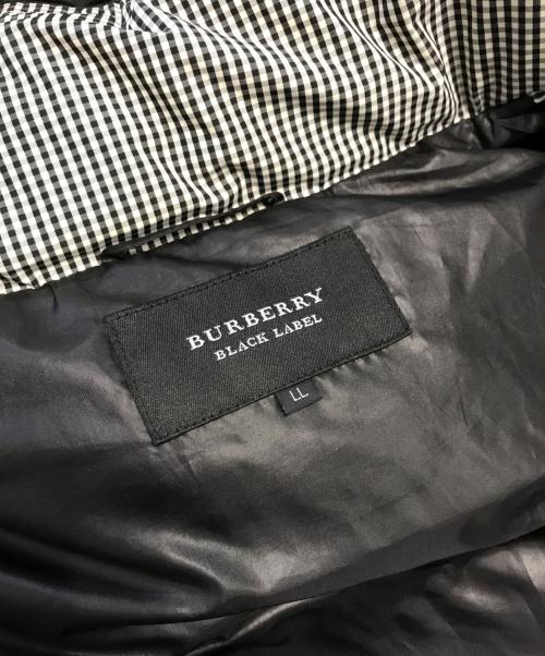 BURBERRY BLACK LABEL（バーバリーブラックレーベル）BURBERRY BLACK LABEL (バーバリーブラックレーベル) 2WAYダウンジャケット ブラック サイズ:ⅬⅬの古着・服飾アイテム
