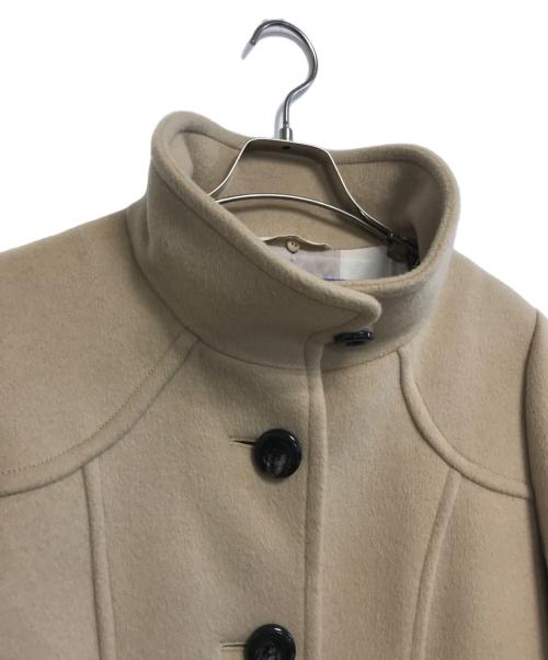 BLUE LABEL CRESTBRIDGE（ブルーレーベルクレストブリッジ）BLUE LABEL CRESTBRIDGE (ブルーレーベルクレストブリッジ) ウールコート ベージュ サイズ:38の古着・服飾アイテム