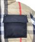 中古・古着 BURBERRY (バーバリー) ハウスチェックナイロンリバーシブルダウンジャケット ベージュ サイズ:150：18000円