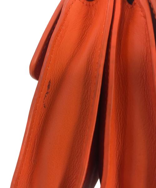 BOTTEGA VENETA（ボッテガベネタ）BOTTEGA VENETA (ボッテガベネタ) イントレチャートショルダーバッグ オレンジ サイズ:表記なしの古着・服飾アイテム