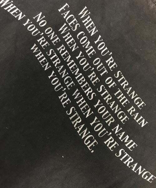 バンドTシャツ（バンドTシャツ）バンドTシャツ (バンドTシャツ) 00s THE doors(ドアーズ) バンドTシャツ ブラック サイズ:XLの古着・服飾アイテム