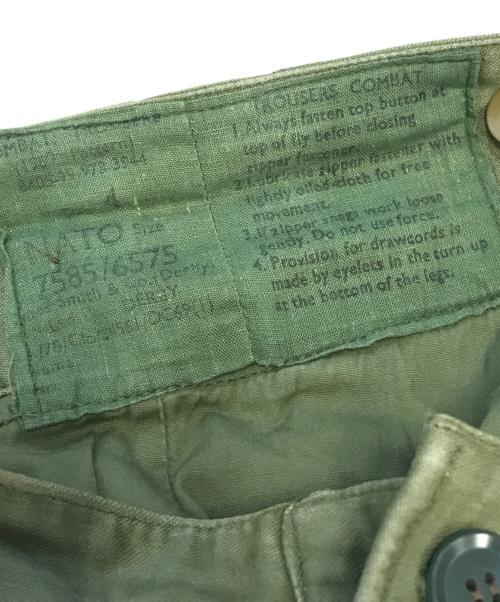 VINTAGE MILITARY（ヴィンテージ ミリタリー）VINTAGE MILITARY (ヴィンテージ ミリタリー) 1960 Pattern Combat Trousers オリーブ サイズ:4の古着・服飾アイテム