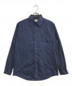 C.P COMPANYシーピーカンパニー）の古着「柄シャツ」｜ネイビー