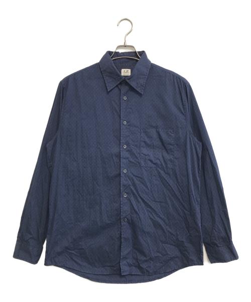 C.P COMPANY（シーピーカンパニー）C.P COMPANY (シーピーカンパニー) 柄シャツ ネイビー サイズ:2の古着・服飾アイテム