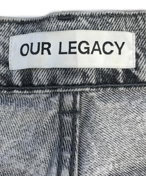 OUR LEGACY（アワーレガシー）OUR LEGACY (アワーレガシー) THIRD CUT Superbleach Black Denim ブラック サイズ:29の古着・服飾アイテム