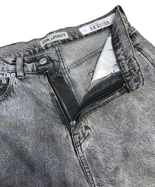 OUR LEGACY（アワーレガシー）OUR LEGACY (アワーレガシー) THIRD CUT Superbleach Black Denim ブラック サイズ:29の古着・服飾アイテム