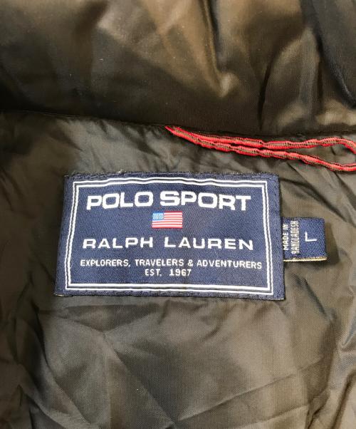 POLO SPORT（ポロスポーツ）POLO SPORT (ポロスポーツ) ダウンジャケット ブラック サイズ:Lの古着・服飾アイテム