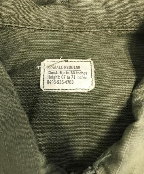 VINTAGE MILITARY（ヴィンテージ ミリタリー）VINTAGE MILITARY (ヴィンテージ ミリタリー) US ARMY 5thジャングルファティーグジャケット カーキ サイズ:X‐SMALL-REGULARの古着・服飾アイテム