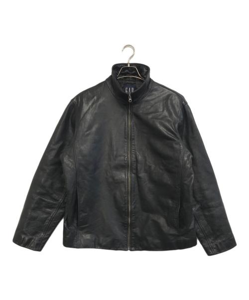 GAP（ギャップ）GAP (ギャップ) レザージャケット ブラック サイズ:Ⅼの古着・服飾アイテム