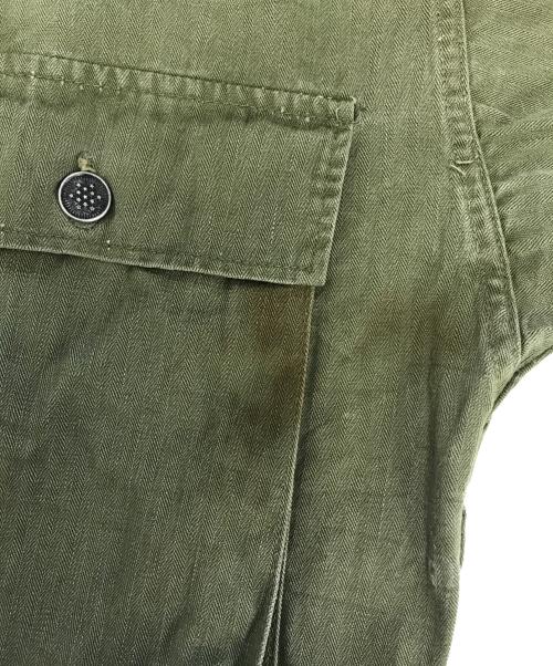 VINTAGE MILITARY（ヴィンテージ ミリタリー）VINTAGE MILITARY (ヴィンテージ ミリタリー) US ARMY M-47 HBTジャケット カーキ サイズ:38Rの古着・服飾アイテム