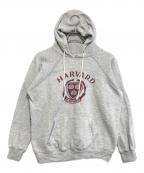 Championチャンピオン）の古着「染込みプリントパーカー」｜グレー