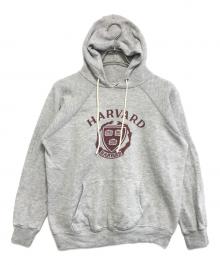 Champion（チャンピオン）の古着「染込みプリントパーカー」｜グレー