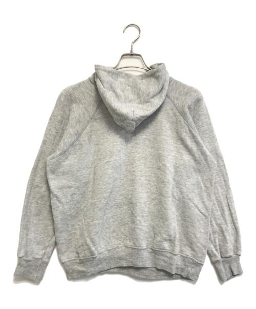 Champion（チャンピオン）Champion (チャンピオン) 染込みプリントパーカー グレー サイズ:LARGEの古着・服飾アイテム