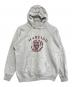 Champion（チャンピオン）の古着「染込みプリントパーカー」｜グレー