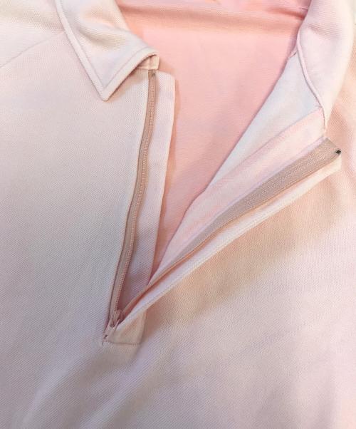 COMME des GARCONS SHIRT（コムデギャルソンシャツ）COMME des GARCONS SHIRT (コムデギャルソンシャツ) ドッキングポロシャツ ピンク サイズ:Ⅼの古着・服飾アイテム