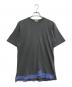 COMME des GARCONS HOMME（コムデギャルソン オム）の古着「切替Tシャツ」｜グレー