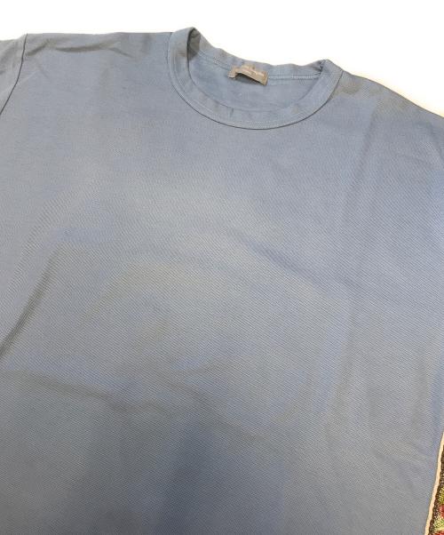 COMME des GARCONS HOMME（コムデギャルソン オム）COMME des GARCONS HOMME (コムデギャルソン オム) ゴブラン織半袖Tシャツ スカイブルー サイズ:表記なしの古着・服飾アイテム