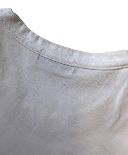 COMME des GARCONS HOMME（コムデギャルソン オム）COMME des GARCONS HOMME (コムデギャルソン オム) 裾フラワープリント切替Tシャツ ホワイト サイズ:表記なしの古着・服飾アイテム