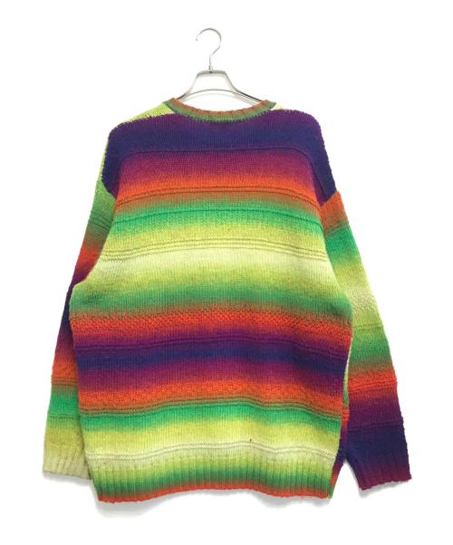 SUPREME（シュプリーム）SUPREME (シュプリーム) Gradient Stripe Sweater マルチカラー サイズ:Lの古着・服飾アイテム