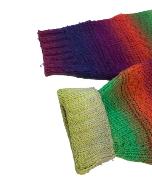 SUPREME（シュプリーム）SUPREME (シュプリーム) Gradient Stripe Sweater マルチカラー サイズ:Lの古着・服飾アイテム