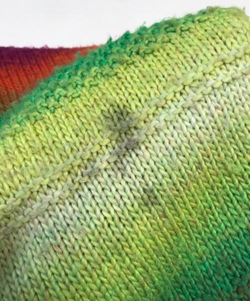 SUPREME（シュプリーム）SUPREME (シュプリーム) Gradient Stripe Sweater マルチカラー サイズ:Lの古着・服飾アイテム