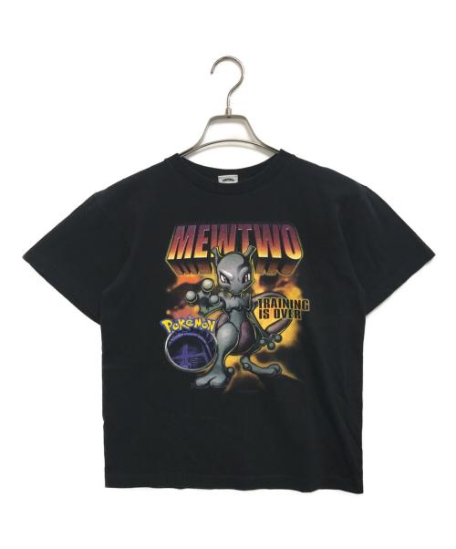 アニメーションTシャツ（アニメーションTシャツ）アニメーションTシャツ (アニメーションTシャツ) 90s pokemon(ポケモン) アニメーションTシャツ ブラック サイズ:Lの古着・服飾アイテム