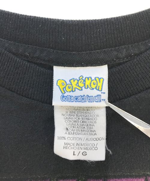 アニメーションTシャツ（アニメーションTシャツ）アニメーションTシャツ (アニメーションTシャツ) 90s pokemon(ポケモン) アニメーションTシャツ ブラック サイズ:Lの古着・服飾アイテム