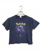 アニメーションTシャツアニメーションTシャツ）の古着「90s POKEMON(ポケモン) アニメーションTシャツ」｜ネイビー