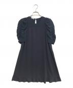 MIU MIUミュウミュウ）の古着「半袖ワンピース」｜ネイビー