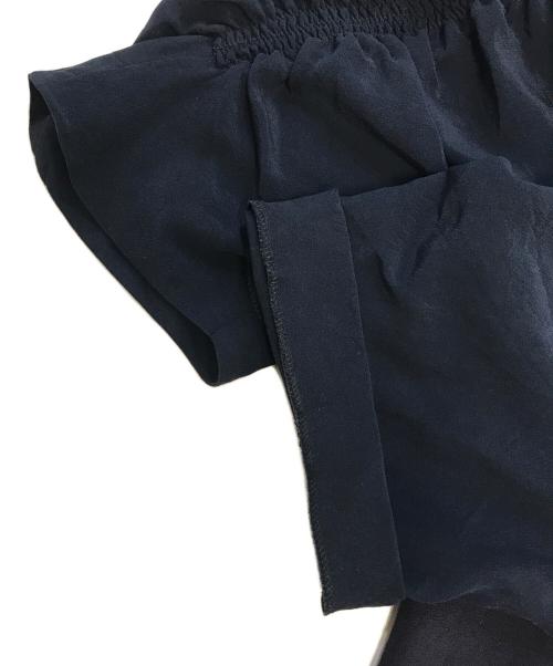 MIU MIU（ミュウミュウ）MIU MIU (ミュウミュウ) 半袖ワンピース ネイビー サイズ:36の古着・服飾アイテム