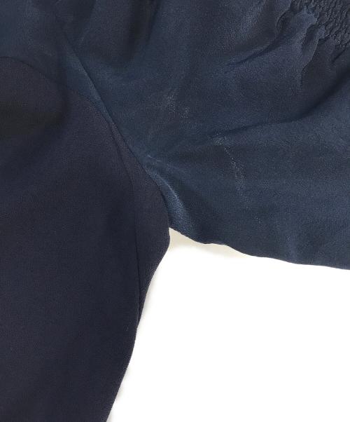 MIU MIU（ミュウミュウ）MIU MIU (ミュウミュウ) 半袖ワンピース ネイビー サイズ:36の古着・服飾アイテム