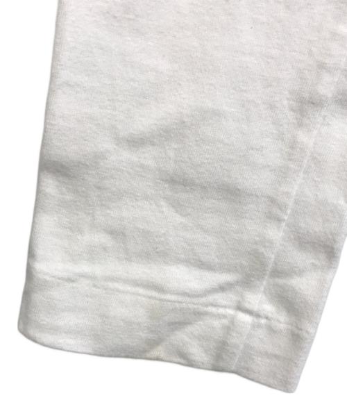 PLAY COMME des GARCONS（プレイコムデギャルソン）PLAY COMME des GARCONS (プレイコムデギャルソン) ハートワッペン胸ロゴ長袖Tシャツ ホワイト サイズ:Sの古着・服飾アイテム