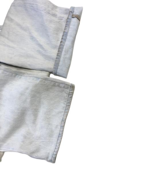 DRIES VAN NOTEN（ドリスヴァンノッテン）DRIES VAN NOTEN (ドリスヴァンノッテン) ユーズド加工ワイドデニムパンツ インディゴ サイズ:26の古着・服飾アイテム