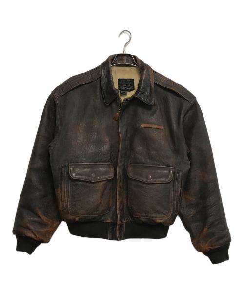 AVIREX（アヴィレックス）AVIREX (アヴィレックス) A-2 ジャケット ブラウン サイズ:Mの古着・服飾アイテム