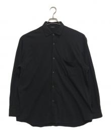 COMOLI（コモリ）の古着「ジャージ コモリシャツ」｜ブラック