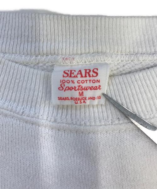 Sears（シアーズ）Sears (シアーズ) プレーンスウェット ホワイト サイズ:Mの古着・服飾アイテム