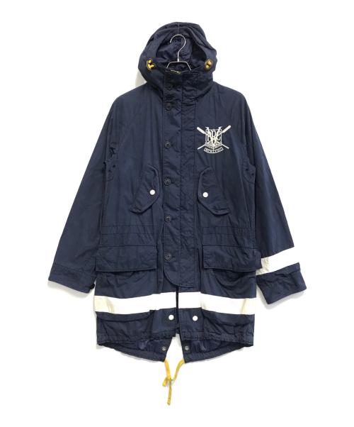 POLO RALPH LAUREN（ポロ・ラルフローレン）POLO RALPH LAUREN (ポロ・ラルフローレン) フーデッドコート ネイビー サイズ:Mの古着・服飾アイテム