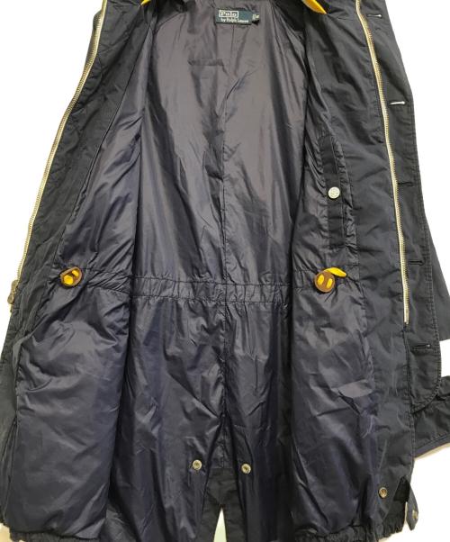POLO RALPH LAUREN（ポロ・ラルフローレン）POLO RALPH LAUREN (ポロ・ラルフローレン) フーデッドコート ネイビー サイズ:Mの古着・服飾アイテム